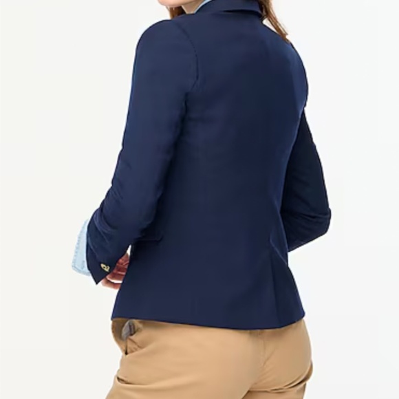 J.Crew Women's Schoolboy Blazer in Navy – Size 4 - Picture 5 of 13